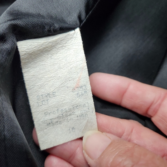 Dumas Vintage Houndstooth/Velvet Collar Blazer Women's Sz 18 Wool USA 1980s - Picture 5 of 8